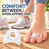 4-Piece Unisex Toe Covers with Gel Padding and Cushioning for