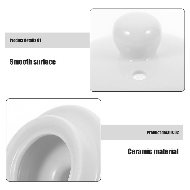 PRETYZOOM Teapot Lid Ceramic Lid Replacement Ceramic Lid for Teapot