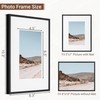 Marsmiles 8x10 Metal Picture Frame, Display 5x7 Pictures with Mat