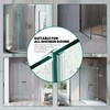 3 Pack Frameless Shower Door Bottom&Side Seal, 77" Long Clear