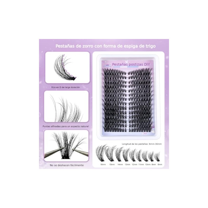 252PCS Pestañas