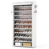 ROJASOP Shoe Rack with Covers 10 Tier Large Shoe Organizer