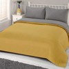 Brentfords Plain Dye Duvet Cover Quilt Bedding Set With Pillowcase,
