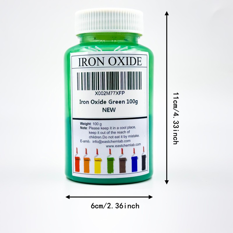 Eastchemlab® Iron Oxide Green, Green Oxide Mineral Powder, Iron Oxide