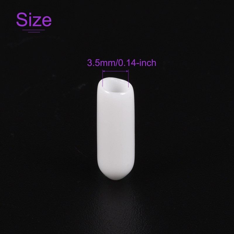 sourcing map Pack of 50 1/8 Inch 3.5 mm Protector