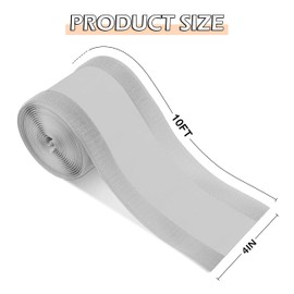 Floor Cord Cover for Carpet – Wire Protection Tape Cable Strip Cover for Keep Cables Organized and Trip Hazard Prevention-Protector Cable Management for Commercial Office Carpet (Gray, 10 ft)