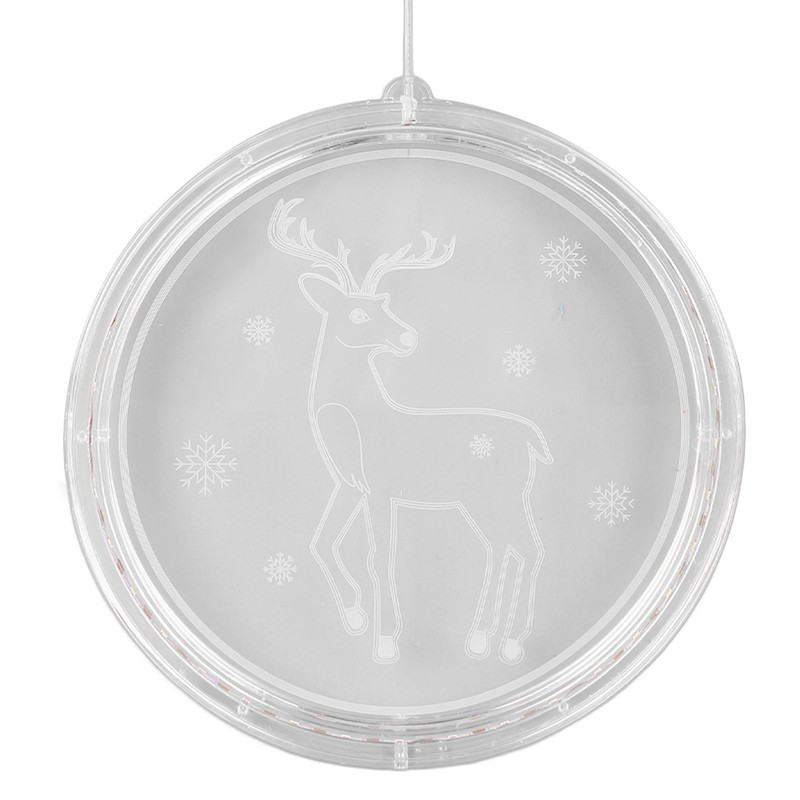 Christmas 3D Window Hanging Lights Clear Texture Exquisite Beautiful Acrylic