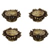 Old River Antler Drawer / Cabinet Knobs (4 Pack) - 2 Sizes of Screws and Washers Included
