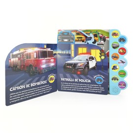 ¡traca! ¡broom! ¡zuum! ¡escucha Sonidos de Vehículos! (Rumble! Vroom! Zoom!) en español (Spanish Language Edition) (Spanish Edition)