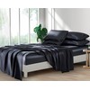 Lanest Housing Silk Satin Sheets, 6-Pieces King Size Satin Bed