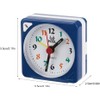 Reloj Despertador Analógico Pequeño Azul Fdit