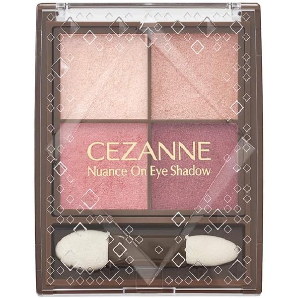  Cezanne Nuance on Eyeshadow 02 Rose Quartz 4 Color