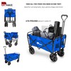 ForHauz Folding Collapsible Heavy Duty Wagon Cart with All-Terrain Wheels
