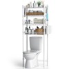 Hodonas Over The Toilet Storage, Bathroom Organizer Shelves Space Saver