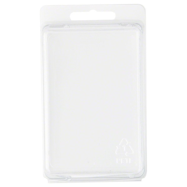 Collecting Warehouse Clear Plastic Clamshell Package/Storage Container, 3.81" H x