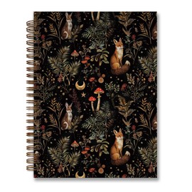 foedor Vintage Flower Spiral Notebook Journal,Watercolor Floral Notebook Supplies for School Student Teacher,Floral College Ruled Hardcover Notebook Journals for Work Office