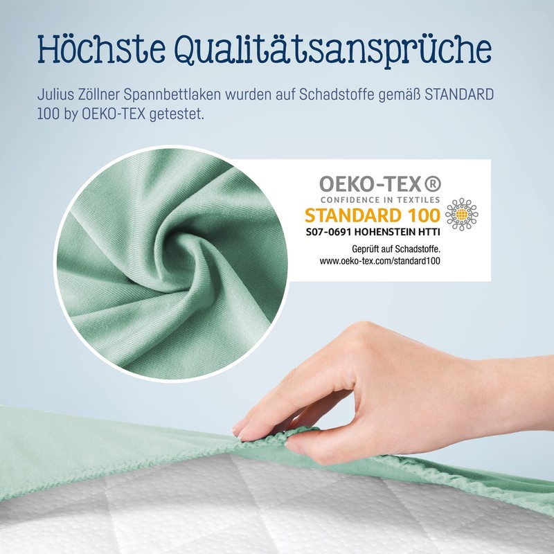 Julius Zöllner Jersey Fitted Sheet 70 x 140 cm /