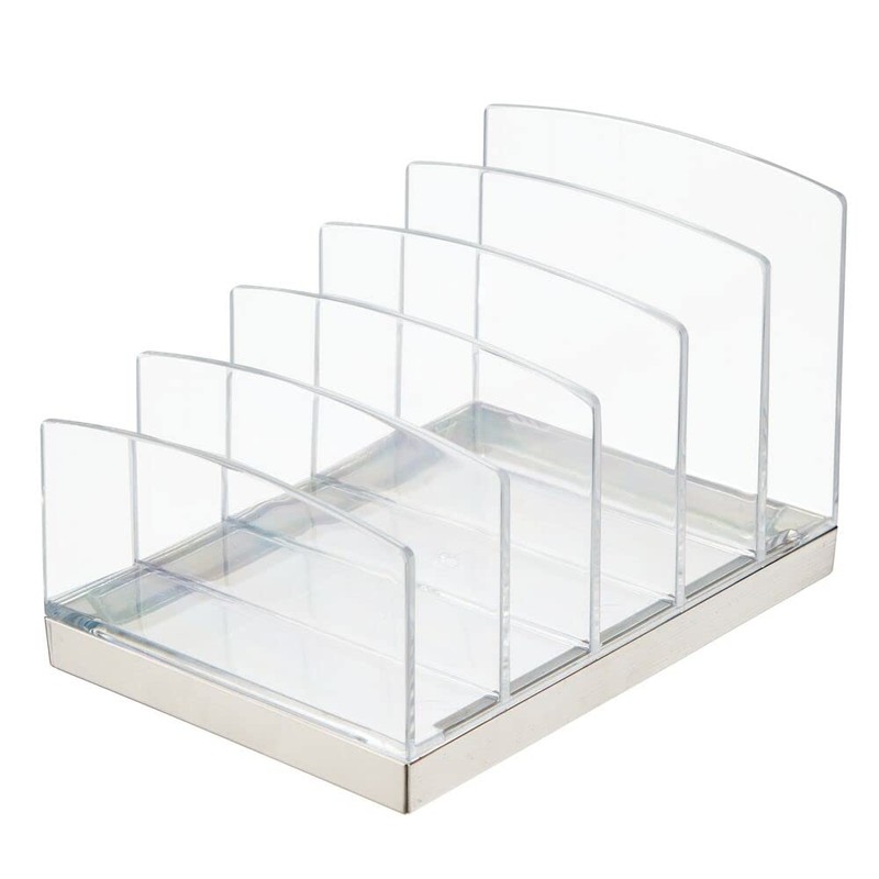 mDesign Plastic Cosmetic Organiser - Makeup Storage with 5 Slots