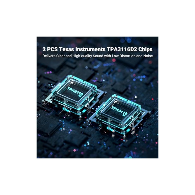 Fosi Audio BT20A Bluetooth 5.0 estéreo audio 2 - Channel