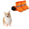 4PCS Small Dog Shoes, Breathable Mesh Boots,Summer Breathable Dog Boots