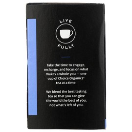 Choice Organics - Organic Decaffeinated Earl Grey Tea (3 Pack) - With Bergamot - Fair Trade - Compostable - 48 Organic Black Tea Bags