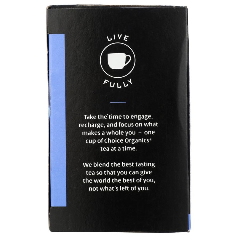 Choice Organics - Organic Decaffeinated Earl Grey Tea (3 Pack)