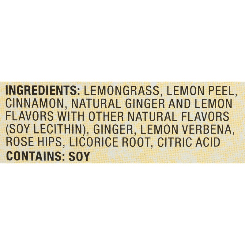 Bigelow Lemon Ginger Herbal Tea Keurig K-Cups, 22 Count Box