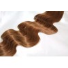 Remy Glamm Extensión 100 Natural Humano Remy Cabello Ondulado Rojizo