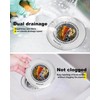 Sink Drain Strainer, Reversible Easy Clean Mesh Sink Strainer with