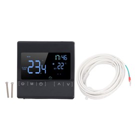 MUNEFE Programmable Digital Thermostat, Thermostat for House, Smart Thermostat for Ensuring Accurate Temperature Measurement