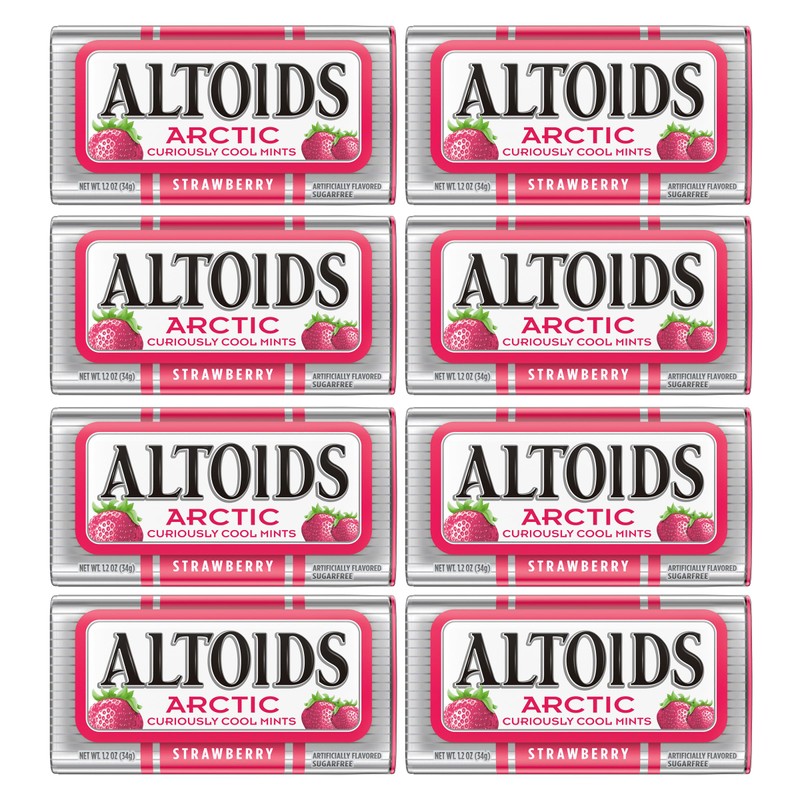 Strawberry Mints, 1.2 Ounce Each (8 Pack, 9.6 Ounce Total)