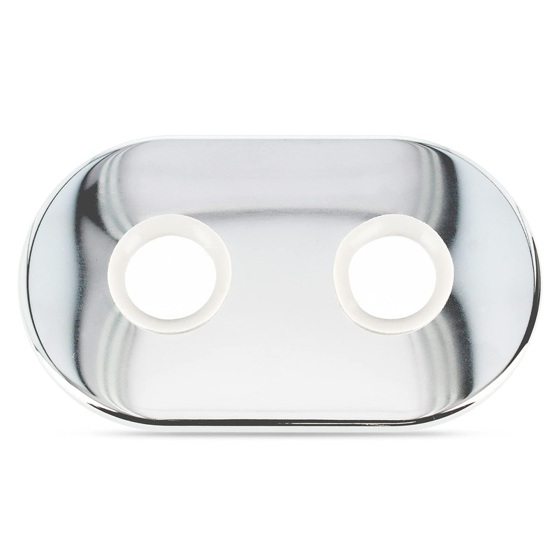 Heating Pipe Cover Set 20 mm Chrome Brass Cover Rosette