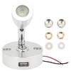 RV Reading Light 3500K 3‑Color Aluminium Alloy Adjustable Angle 12V‑24V