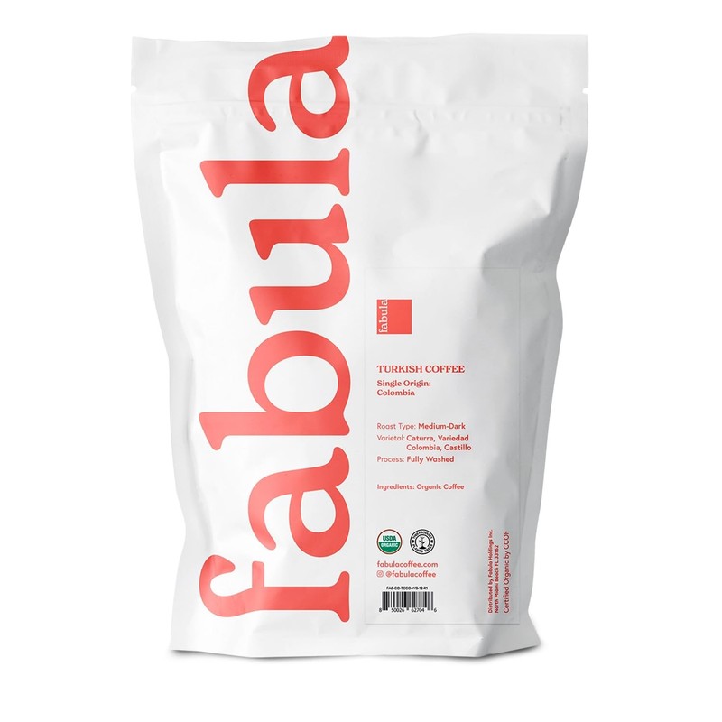 Fabula Organic Turkish Coffee - Very Fine Grind - Low