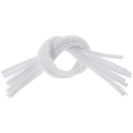 VBS Chenille Wire 50cm Pack of 10 White