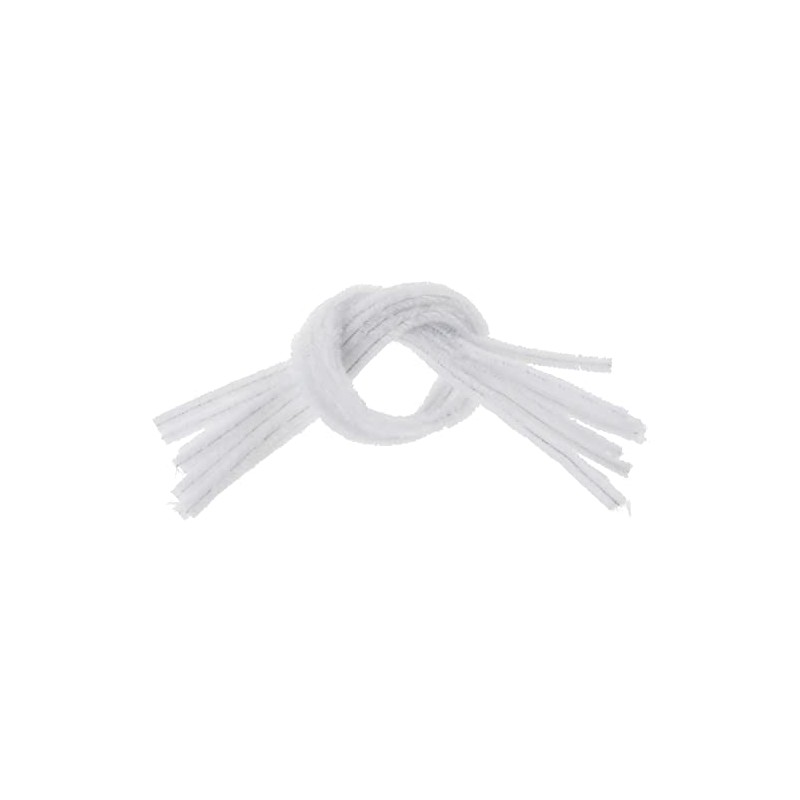 VBS Chenille Wire 50cm Pack of 10 White