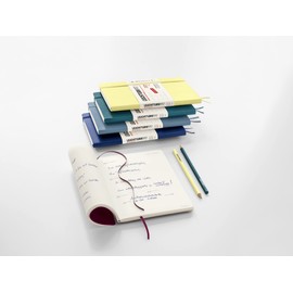 LEUCHTTURM1917 365750 Weekly Calendar, Soft Cover, Medium (A5) 2023, 12 Months, Stone Blue, German