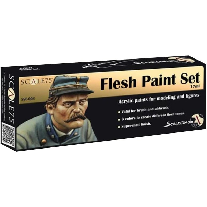 Scale75: Flesh Paint Set (8 x 17ml)