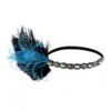 QG ltd Bridal Flapper Peacock Headband Headpiece 1920s Great Gatsby