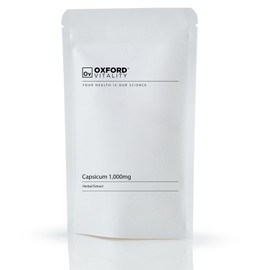 Capsicum Tablets | 1000mg Supplement Extract | Oxford Vitality