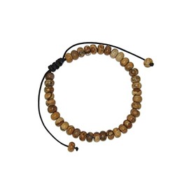 742 - Beautiful 6mm x 4mm Picture Jasper Gemstone Bead Bracelet | Adustable | Handmade by Jeannieparnell