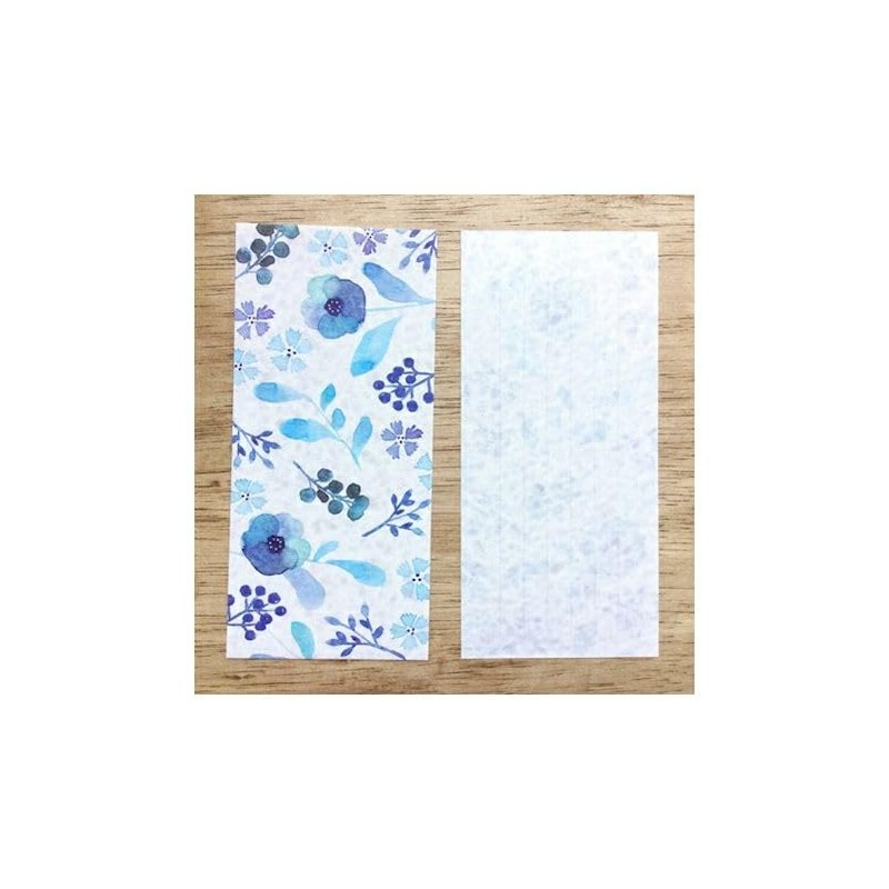Today's Letter One Pencil Note Mino Washi [Moonlit Flower] LIK11