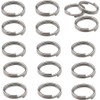 Split Jump Ring - 100pcs 10 mm Keyring Rings with