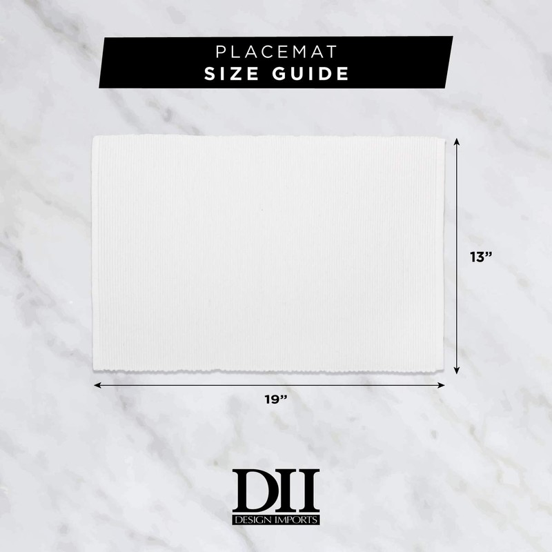 DII Camino de Mesa, Mantel Individual, Pumpkin Spice Checker, Placemat,