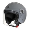 TRIANGLE Open Face Motorcycle Helmet Retro 3/4 Helmets with Clear