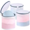 Dntorx 3-Pack Bra Laundry Bags with Hidden Zip - 18