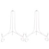 Artliving (2 Piezas) Hierro Pantalla Soporte Blanco Hierro Caballete para