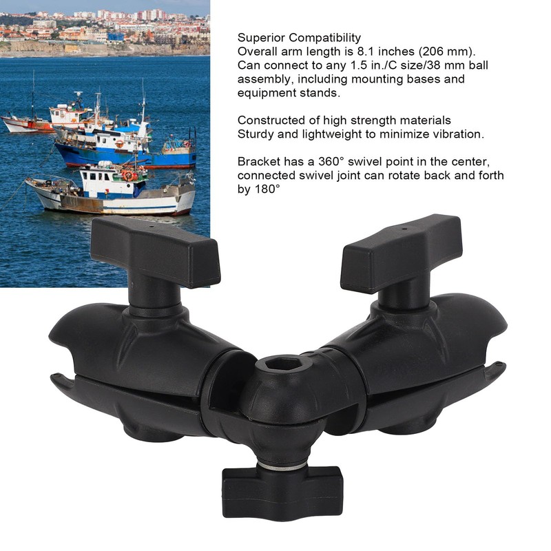 8.1 Inch Rotary Ratchet Arm with Double Socket for RAM