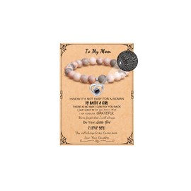 JoycuFF Gifts for Mom from Daughter Son, To My Mom Birthday Gifts Ideas 100 Languages I Love You Bracelet for Her Anniversary Christmas Mother's Day Present Jewelry for Women