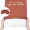 sourcing map Body Pillow Case, Microfiber Pillowcases Weave for 90